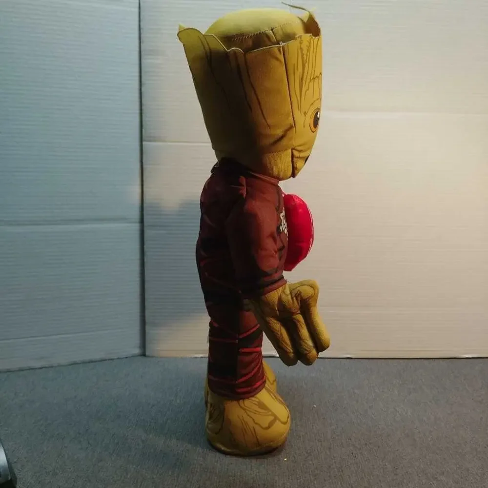 Marvel Guardians of the Galaxy Groot Plush Holding Heart Collectible Toy